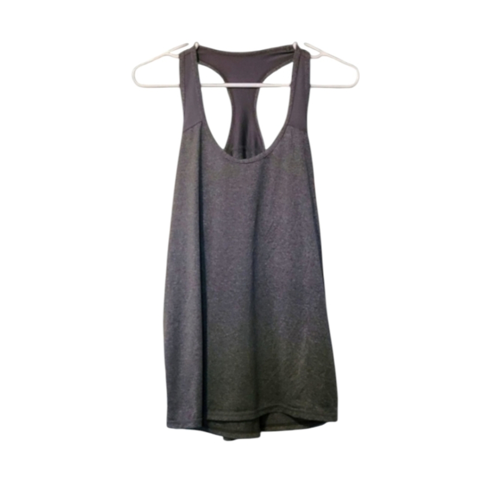 Xersion Gray Relaxed Backless Sporty Athletic Breathable Tank Top Size Medium
